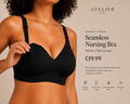 Maternity Nursing Bra – Wire free Seamless Padded, Finally — A Nursing Bra That Actually Feels Comfortable