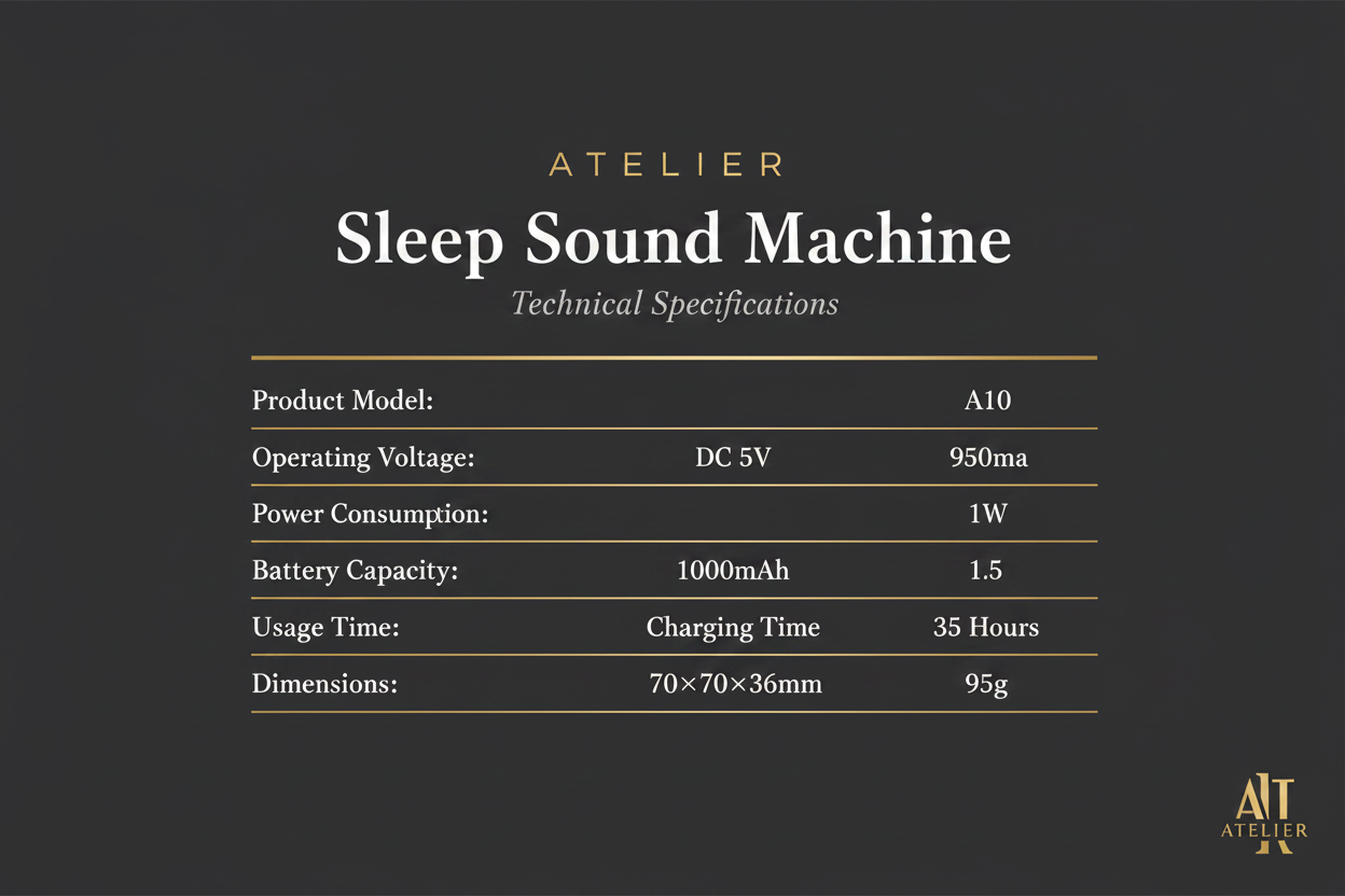 Atelier Sleep Sound Machine