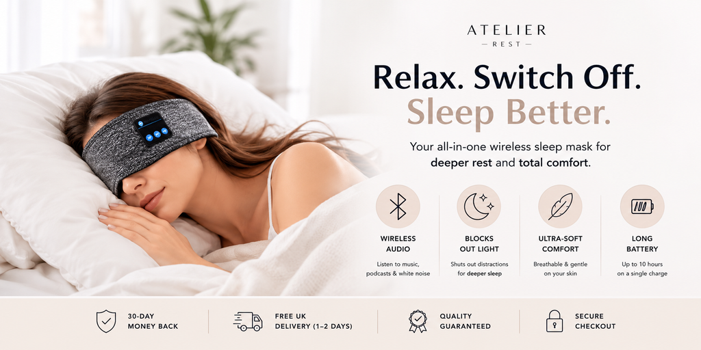Atelier Rest™ Sleep Mask (With Wireless Audio)